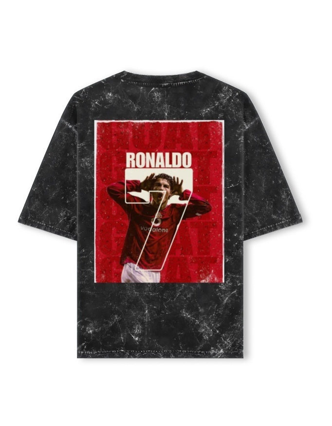 Unisex Acid Washed Oversized Tee